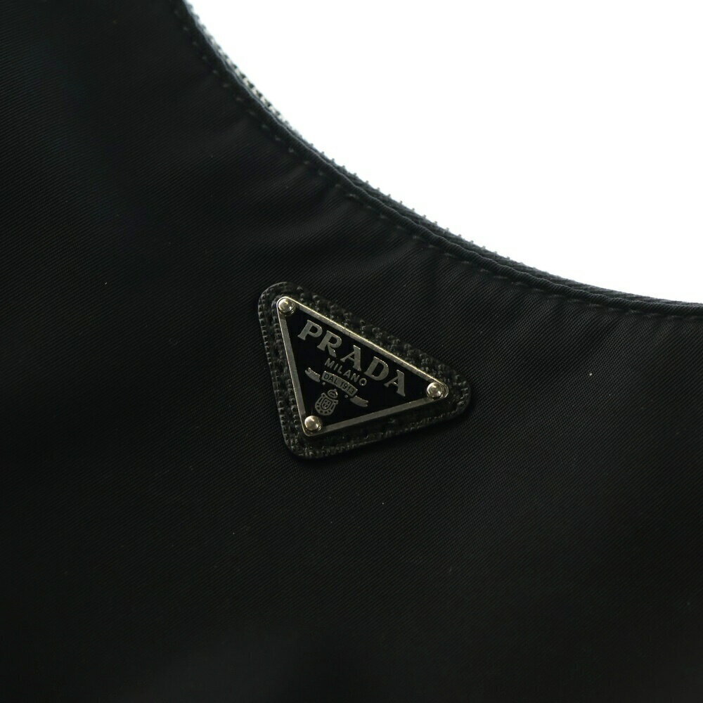 Prada Nylon Edition Re RED Shoulder Handbag Black Bag - Picture 5 of 6